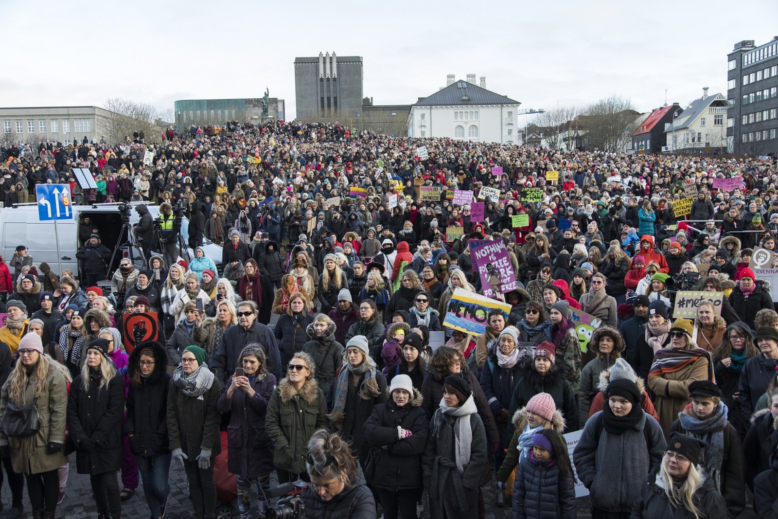 The Icelandic women's strike against the gender gap
